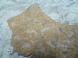 Breathtaking Antique FRENCH Netted Tulle LACE Applique,Vintage Lace,Lace Roses Flowers, Bridal Wedding Lace,Flapper Lace,Collectible Lace