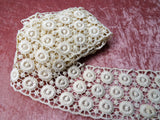 LOVELY Antique FRENCH Lace Trim,Intricate Pattern Ideal For Bridal,Dolls,Flapper Dress,Heirloom Sewing ,Antique Textiles,Collectible Lace