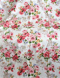 BEAUTIFUL Vintage Textile,Ballerina,Teddy Bears,Roses Fabric,Decorative 50s Shabby Chic Fabric,Cottage Decor, Collectible Vintage Textiles