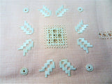GORGEOUS Vintage Italian Linen Tablecloth and Napkins Set, Never Used PINK Linen, Bridal Shower Wedding Housewarming,Collectible Linens