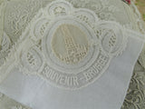 BEAUTIFUL Vintage Brussels, Belgium Lace Handkerchief, Bridal Hanky, Brides Gift,Wedding Hankies,Bridesmaids,Collectible Hankies