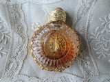 ART DECO Vintage Small Perfume Bottle,Deco Glass Miniature Perfume Bottle,Enamel and Filigree,Vanity Display,Collectible Perfume Bottles