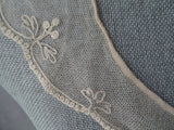 BEAUTIFUL Victorian Tambour Lace Collar, Lovely Netted Lace, Perfect For Dolls ,Fine Heirloom Sewing,Collectible Vintage Lace