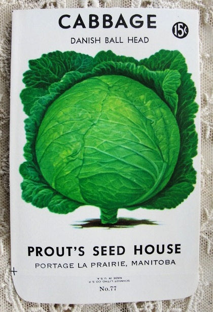 Antique Seed Packet Colorful Vegetable Suitable To Frame Cottage Chic Decor Scrapbooking Crafts Weddings Gifts