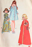 60s SWEET Little Girls Robe Bathrobe Pattern McCALLS 2697 Three Pretty Versions Toddlers Size 2 Vintage Childrens Sewing Pattern FACTORY FOLDED