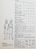 1960s STYLISH Suit Blouse and Bias Scarf Pattern VOGUE SPECIAL Design 5855 Easy Elegance Bust 34 Vintage Sewing Pattern UNCUT
